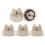 10Pièces Couvercles DIY Co2 Beige Compatible Cylindres Co2 Standard 1