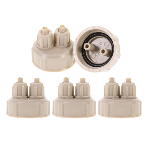 10Pièces Couvercles DIY Co2 Beige Compatible Cylindres Co2 Standard