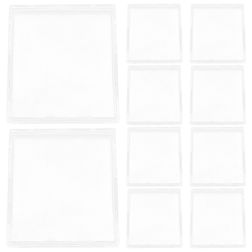 30St Duurzame Acryl Kaarthouder Transparant Hard Beschermhoes Display-image