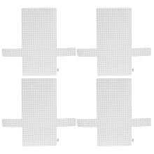 12Pcs White Plastic Canvas Sheets for DIY Bag Making and Needlepoint