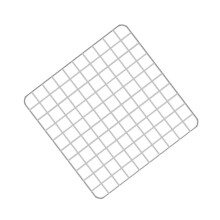 3St Zilveren Duidelijke Stempelblokken Met Raster En Antislip Grip