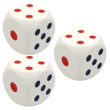 12St Duurzame PU Dobbelstenen Met Stippen Voor Wiskunde En Spelletjes