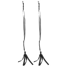 2St Verstelbare Polyester Volleybal Riem Zwart Voor Training En Decor