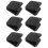 18Pièces Équerres Plafond Noir ABS Durables, Montage Pour 2
