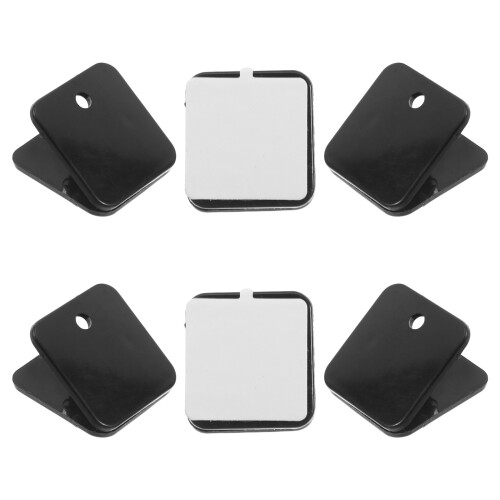 18Pièces Équerres Plafond Noir ABS Durables, Montage Pour 2