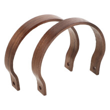 2Pcs Household Bamboo Teapot Handle Coffee Color Smooth Kettle Grip