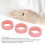3 Pack Pink Silicone Ring Covers Size 6-10 15