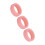 3 Pack Pink Silicone Ring Covers Size 6-10 19