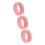 3 Pack Pink Silicone Ring Covers Size 6-10 14