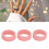 3 Pack Pink Silicone Ring Covers Size 6-10 2