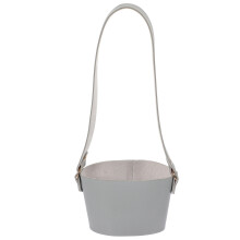 3Pièces Manchons Isolants En Cuir PU Gris Portables Pour Café