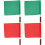 12Pcs Assorted Color Small Referee Flags Durable Outdoor Signal Flags 1