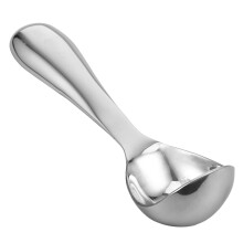 2Pcs Silver Stainless Steel Ice Cream and Melon Scoops for Dessert Use