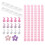 1Ensemble Support Rose Pour Faux Ongles Et Pratique 1