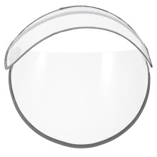 4Pièces Visière Transparente PVC Bavette De Pour Poncho