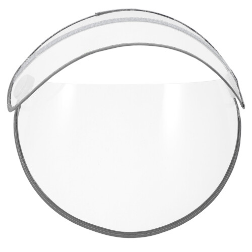 4Pièces Visière Transparente PVC Bavette De Pour Poncho