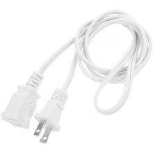 3Pcs Short Extension Cable 2-Prong Dual Outlet Design