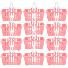 48Stk Plastik Einkaufskörbe Für Kinder Zum Spielen Und Dekorieren Pink