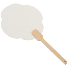 3Pièces Éventails En Papier Blancs Pour DIY Peinture Artisanat