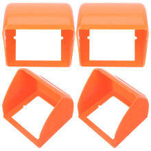 12Pcs Orange Outdoor Waterproof Socket Cover Durable Plastic Protector