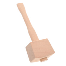 2Pièces Marteau Bois Beige Compact Usage Multioutils