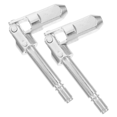 10Pièces Joints En Acier Pour Cric Sol Argenté Utilisation Polyvalente 2