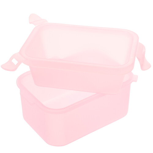 8Pcs Hand Soaking Bowls Pink Manicure Tools for Nail Removal