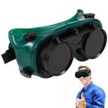5Pièces Lunettes Soudure Noires Confortables Protection