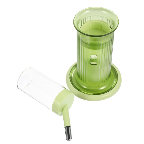 2Pièces Abreuvoir Hamster Vert Stable Cage Pet
