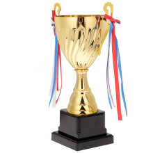 2Pcs Competition Trophy Cup Assorted Colors Durable Award Trophy Decor