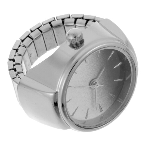 3St Zilveren Metaalringhorloges, En Chic Dames