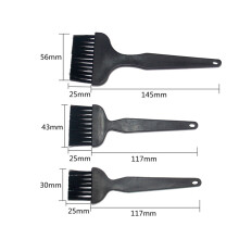 2Pcs Nylon Anti Static Brushes Black for Keyboard and Computer Use