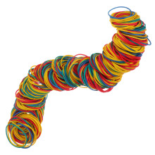 2400Pcs Bulk Rubber Bands Assorted Colors Sturdy Hair Tie Elastics