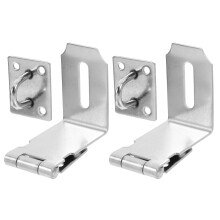 4Sets Rvs Deursluiting Voor Schuifdeuren