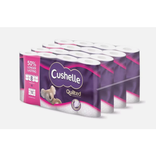 Cushelle Cushelle Quilted Toilet Roll 32 Pack Extra Soft 2