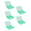 5Pcs Plastic Microscope Slide Boxes Green Durable Organizer for Lab 7