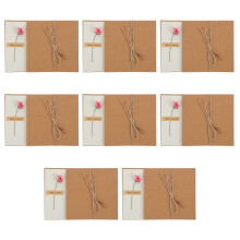 16St Multi Kraft Bloemige Wenskaarten Voor Feestelijke Groeten