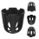 16Pcs Black Plastic Plant Pot Bottom Grid Cups for Home Use 11