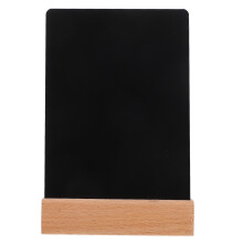 2Sets Multifunctioneel Zwart ABS Schoolbord Staand Voor Decoratie