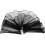 5Pcs Polyester Flower Wrapping Yarn Black for Wedding Party Bouquets 1