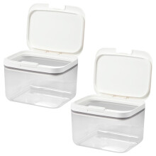 Laundry Pods Container 2.8L Capacity Dishwasher Pod Box Sealed Laundry Pods Case with Measuring Cup for Laundry Storage