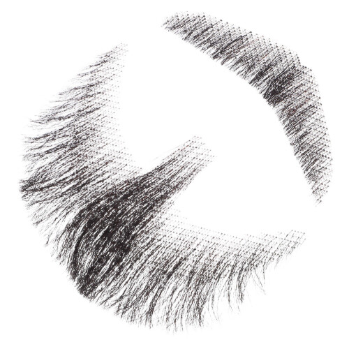 3Ensembles Barbes Cheveux Costume Noir