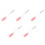 5Pièces Brosse Silicone Multifonction Rose Nettoyage 9