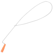 2Pièces Outil Déboucheur Flexible Drain Acier Crochet Serré Argent