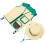 2Ensembles Gilet Et Chapeau D'exploration Enfant Vert 1
