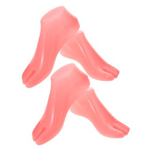 4Paires Mannequins Pieds Rose PP Présentoir Durable Usage