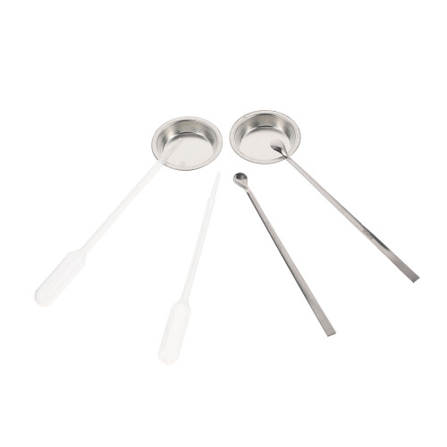 4Sets Silver Paint Stirrer Tray Set for Airbrush Model DIY Art Tools