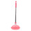 3Pcs Long Handle Bathroom Plunger Pink Cleaning Plug Tool with Tray 1