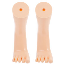 3Paires Supports Pieds Plastique Beige Mannequin Affichage