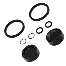 2Pièces Kit Piston Métal Aluminium Noir Puissance